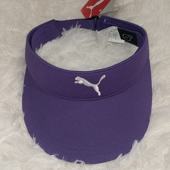 Puma Accessories - PUMA Dry Cell Purple Adjustable Visor NWT